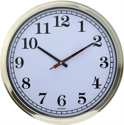 Metalize Çerçeve Duvar Saati 42 Cm