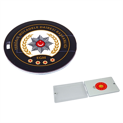 Yuvarlak Kart Usb  Flash Bellek
